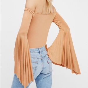 We the Free Off the shoulder bell sleeve Top